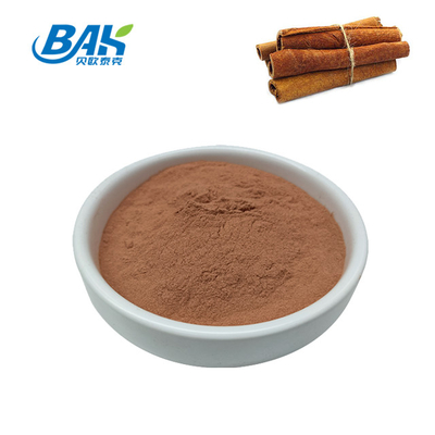 BAK Cinnamomum Cassia Presl Extracto de canela de alta calidad Polvo rojo marrón 100% Pasado 80 malla