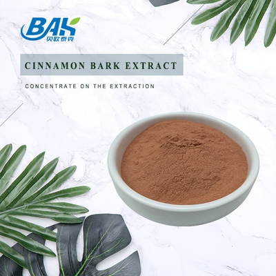 BAK Cinnamomum Cassia Presl Extracto de canela de alta calidad Polvo rojo marrón 100% Pasado 80 malla