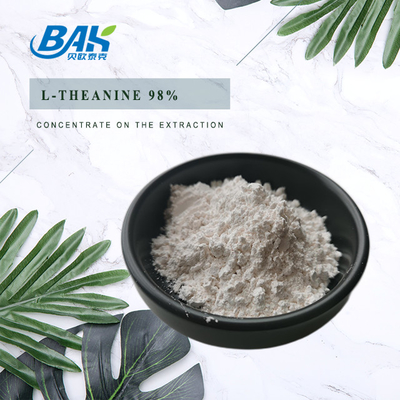 extracto herbario natural de la teanina el 98% del polvo del extracto del té verde 3081-61-6 para la dieta sana
