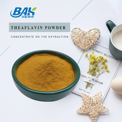 BAK Organic Theaflavin 20% - 80% extracto de té verde en polvo para el cuidado de la salud