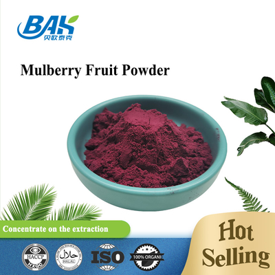 Morus Alba L Mulberry Fruit Polvo morado En lugar fresco y seco Almacenamiento