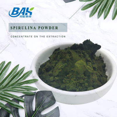 La comida de la cápsula de BAK complementa el polvo verde oscuro del OEM Spirulina