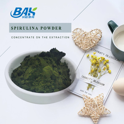 La comida de la cápsula de BAK complementa el polvo verde oscuro del OEM Spirulina