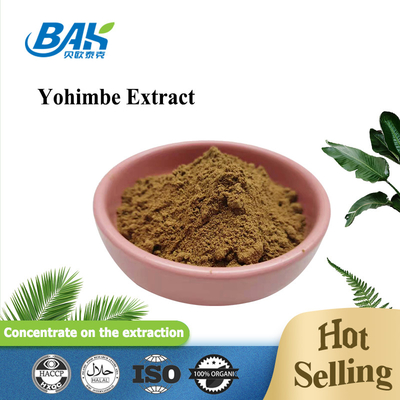 5%-98% paso 80 Mesh Corynanthe Yohimbe L polvo amarillo del extracto el 100% de Yohimbe de Brown