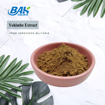 5%-98% paso 80 Mesh Corynanthe Yohimbe L polvo amarillo del extracto el 100% de Yohimbe de Brown