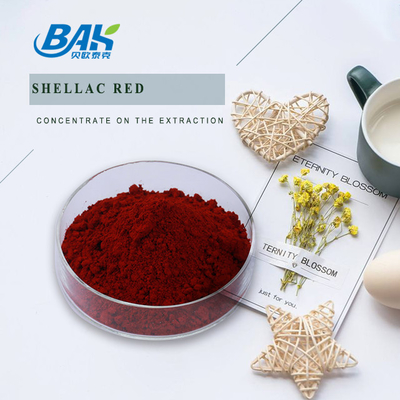 BAK Natural HPLC Shellac Rojo / Tintura de lac Rojo Rojo brillante a polvo marrón