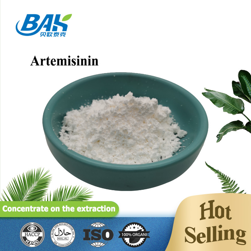 BAK Fábrica mayorista 99% dihidroartemisinina cristal ocular incoloro CAS 537-42-8
