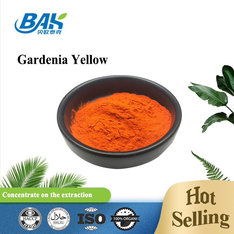 Gardenia amarillo en polvo Colorante alimentario Aditivos alimentarios naturales 94238-00-3